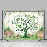 Aperturee - Aperturee Rural Scenery Greeny House Family Reunion Backdrop